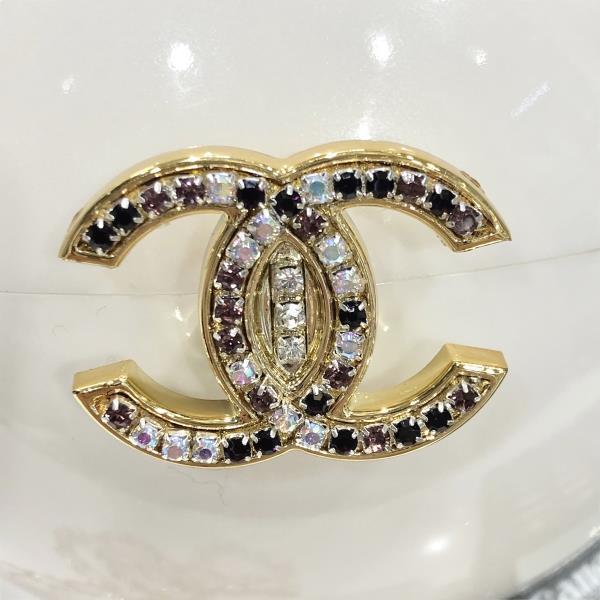 話題の人気 シャネル CHANEL ストーンボール VIP限定ホワイト チェーン
