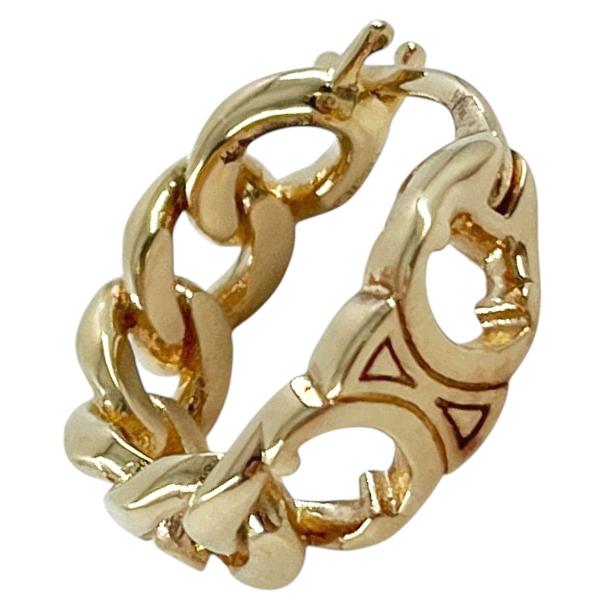 CELINE（セリーヌ） 【中古】 トリオンフ フープピアス ゴールド 片耳