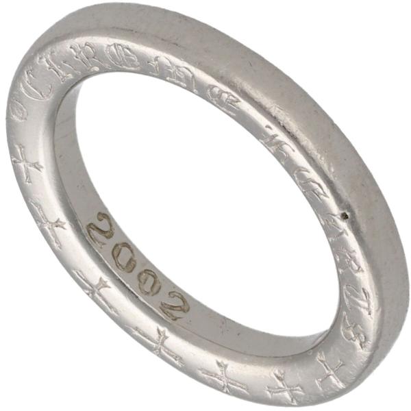 クロムハーツ NTFL シルバーリング 3mm プレーン　 9号 CHROME HEARTS（クロムハーツ） 【中古】 NTFL リング 9号 PLAT