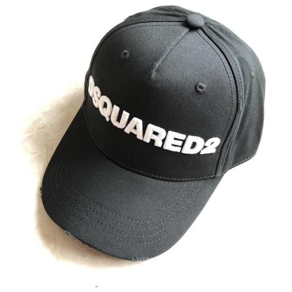 メンズ 2021SS CAP ロゴ 未使用品 黒/ ICON DSQUARED2 キャップ ディースクエアード S82BC4001