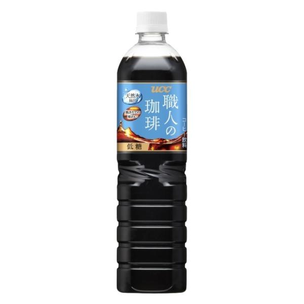 ボトルコーヒー 送料無料 UCC 上島珈琲 職人の珈琲 低糖 ペットボトル 900ml×1ケース/12本