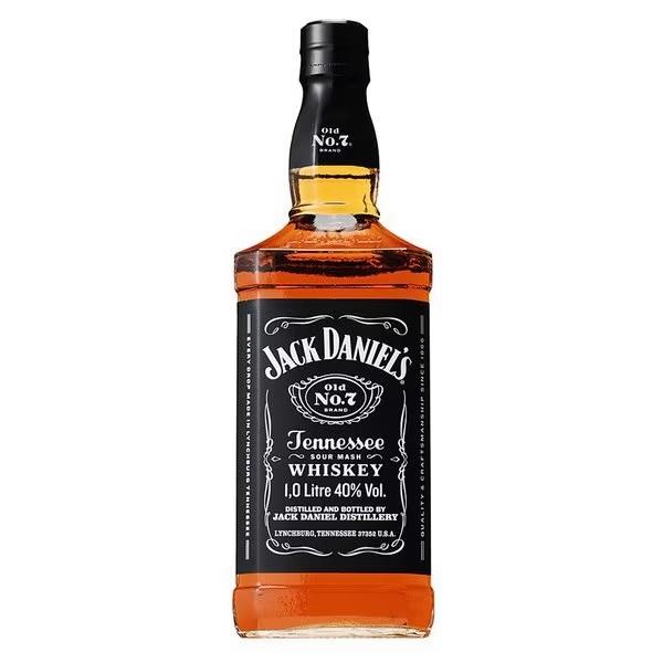 JACK DANIEL'S（ジャックダニエル） ブラック 1000ml 1L 1本 : リカー