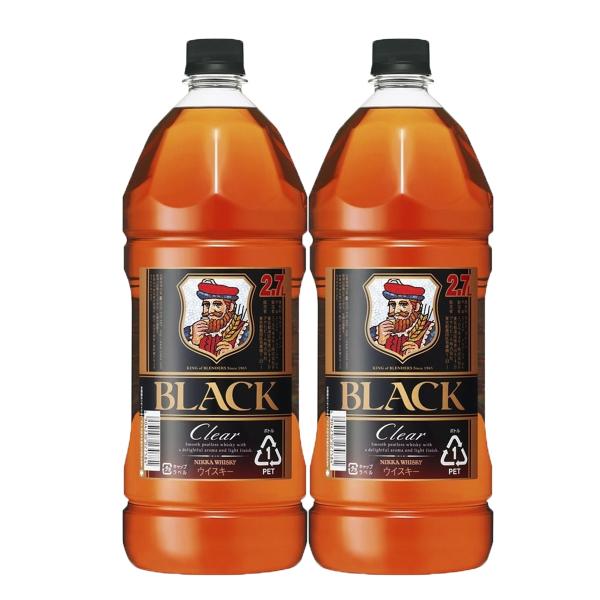 ブラックニッカ 送料無料 アサヒ クリア 2700ml 2.7L×2本 : リカーBOSS