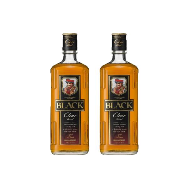 ブラックニッカ あすつく 送料無料 アサヒ ニッカ クリア 37度 700ml×2