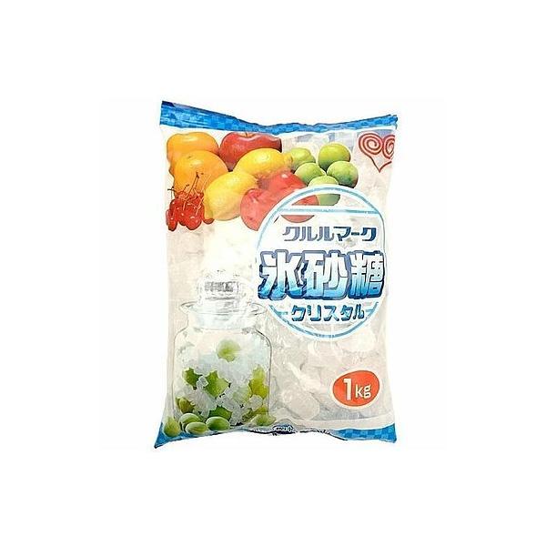 伊藤忠製糖 送料無料 氷砂糖 クリスタル 1キロ×2ケース/20個 【2ケース