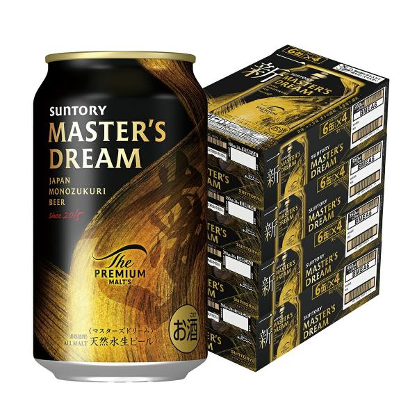 あすつく 送料無料 サントリー ザ・プレミアムモルツ マスターズドリーム 缶 350ml×4ケース/96本