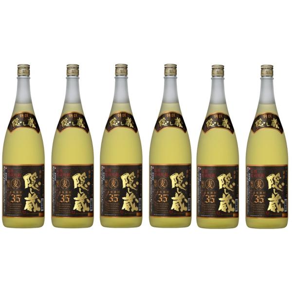 くろうま 焼酎 長期貯蔵酒 25度 1.8L 6本 1ケース　麦焼酎 神楽酒造 送料無料 濱田酒造 隠し蔵 特撰 麦 35度 1800ml 1.8L 2本