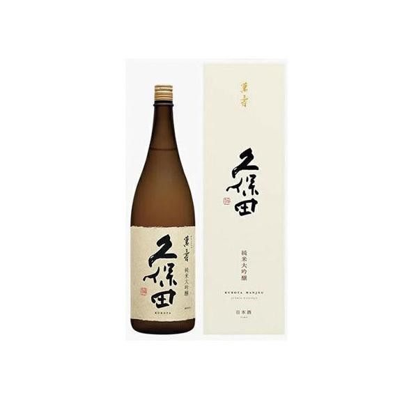 久保田 萬寿 一升瓶 1800ml 朝日酒造株式会社 朝日酒造]久保田 萬寿（1.8L、化粧箱入り）: フード・スイーツ