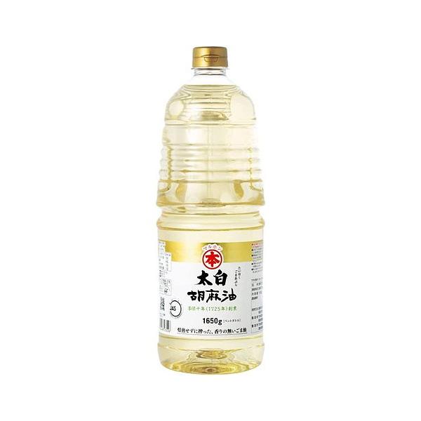 マルホン 送料無料 竹本油脂 太白胡麻油 1650g×6本 : リカーBOSS