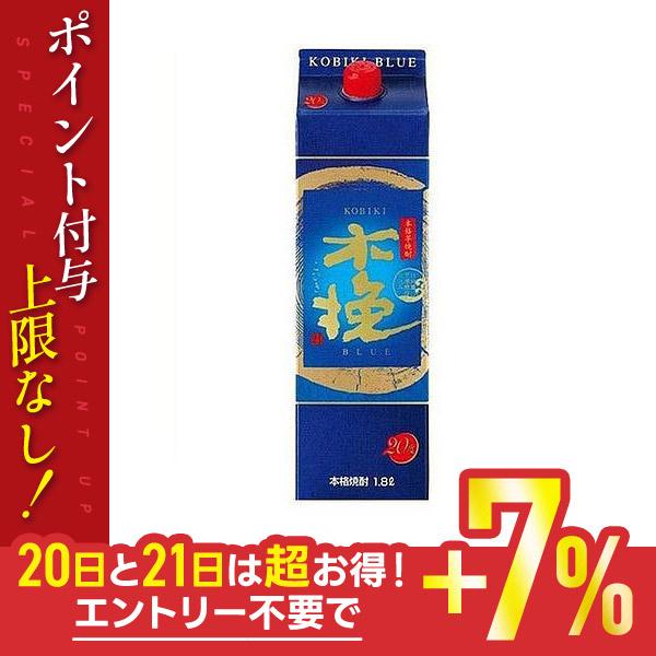 4/1限定全品+3％ あすつく 送料無料 雲海酒造 木挽 BLUE ブルー 20度 パック 1800ml 1.8L×6本