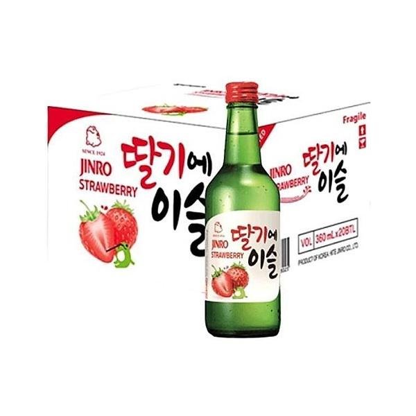 JINRO チャミスル ストロベリー 360ml 韓国焼酎