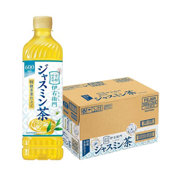 他サイト： 送料無料 サントリー 緑茶 伊右衛門 ジャスミン茶 600ml×1ケース/24本の商品画像