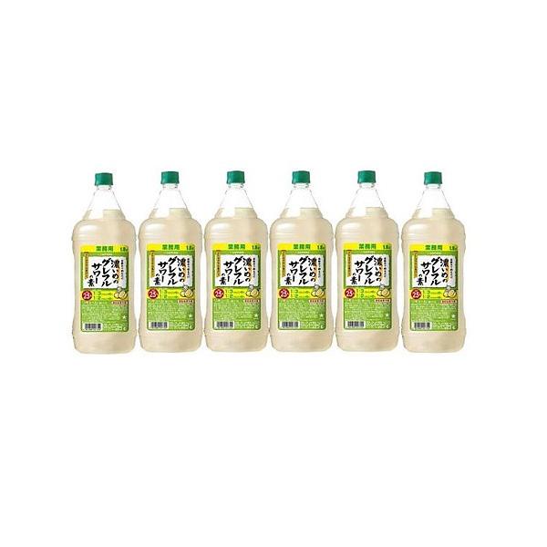 【内容量】1800ml【原材料】グレープフルーツ果汁、ウォッカ（国内製造）、糖類／酸味料、香料、苦味料、カラメル色素【アルコール分】25％【商品紹介】本格的な味わいで人気の「濃いめのサワーシリーズ」。レモンに引き続き登場したグレープフルーツ...