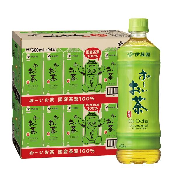 お〜いお茶 あすつく 送料無料 伊藤園 緑茶 600ml×2ケース/48本