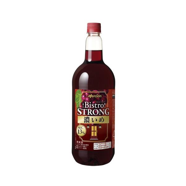 メルシャン ビストロ ストロング ペットボトル 濃いめ赤 1500ml 1.5L 1本