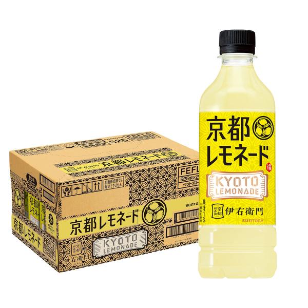 他サイト： 送料無料 サントリー 伊右衛門 京都レモネード 525ml×1ケース/24本の商品画像