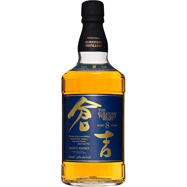 送料無料 松井酒造 マツイピュアモルトウイスキー 倉吉 8年 43度 700ml