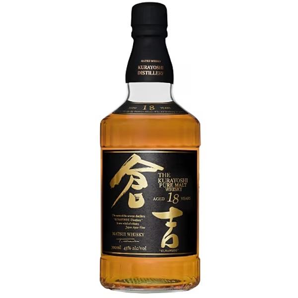 送料無料 松井酒造 マツイピュアモルトウイスキー 倉吉 18年 43度