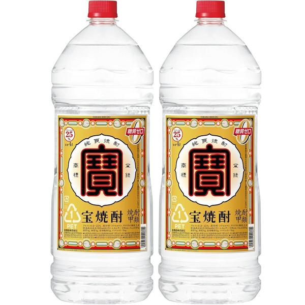 【内容量】4000ml【原材料】サトウキビ糖蜜、大麦、トウモロコシ【商品特徴】「宝焼酎」は100年の伝統に培われた “品質"と“味わい"のNo.1甲類焼酎です。樽貯蔵熟成酒をブレンドしたまろやかさと飲み飽きない味わいで、すっきりとした口あた...