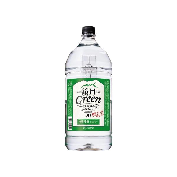 他サイト： あすつく サントリー 鏡月グリーン 20度 4000ml 4L 1本の商品画像