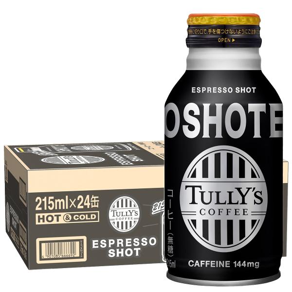 送料無料 伊藤園 タリーズコーヒー エスプレッソショット 215ml×1ケース/24本