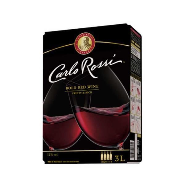 箱ワイン Bib 送料無料 カルロ ロッシ ダーク 赤 3000ml 3l 4本 1ケース Box Wine リカーboss Paypayモール店 通販 Paypayモール