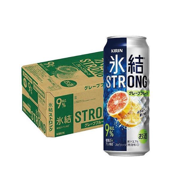 他サイト： チューハイ 酎ハイ サワー キリン 氷結ストロング グレープフルーツ GF 500ml×1ケース/24本 あすつくの商品画像
