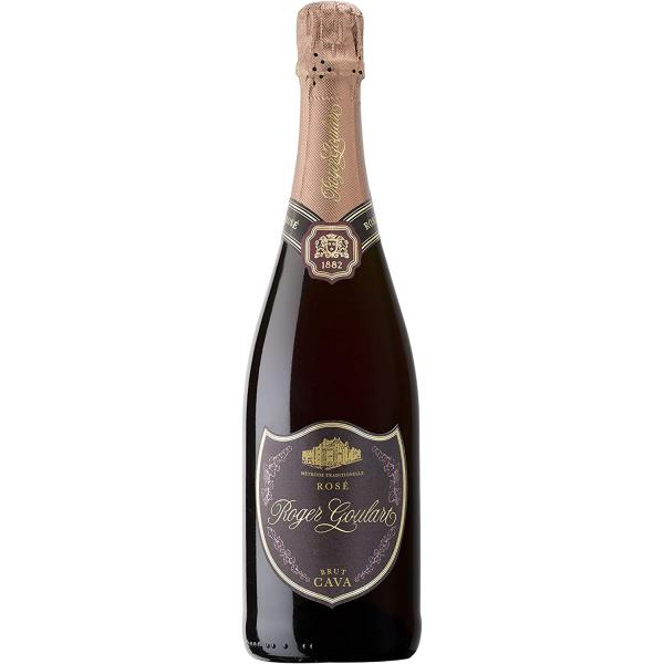 あすつく 送料無料 ロジャー グラート カヴァ ロゼ ブリュット 箱なし 750ml×2本