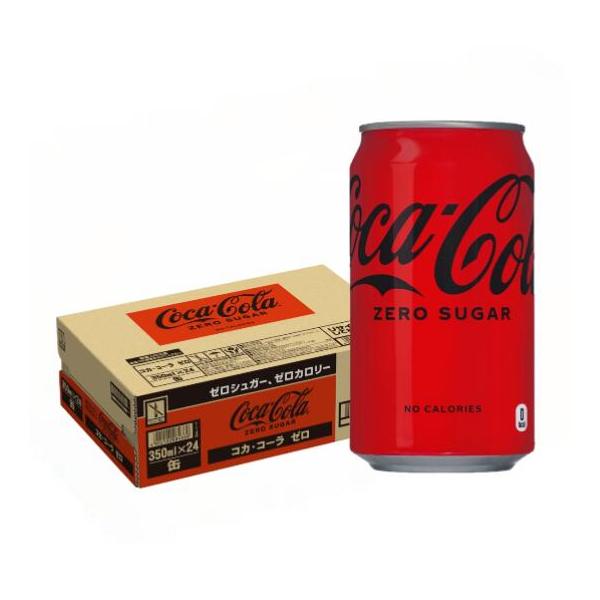 他サイト： あすつく 送料無料 コカ・コーラ ゼロ 350ml×1ケース/24本の商品画像