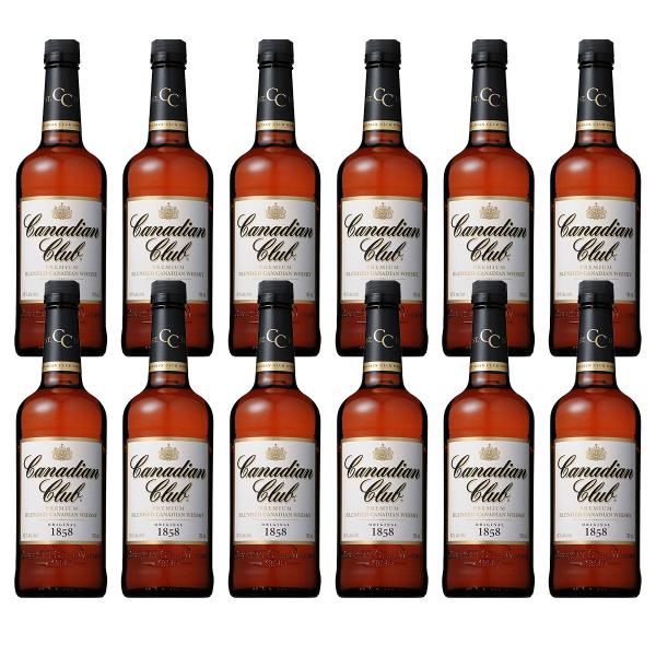 送料無料 サントリー カナディアンクラブ 40度 700ml×1ケース/12本 whisky