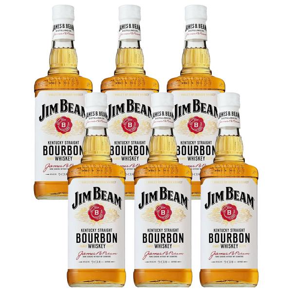 ジムビーム あすつく 送料無料 サントリー ホワイト 正規品 700ml×6本