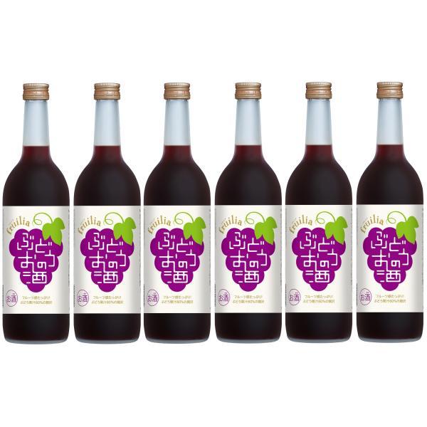 送料無料 國盛 果実のお酒 フルリア ぶどうのお酒 720ml×6本