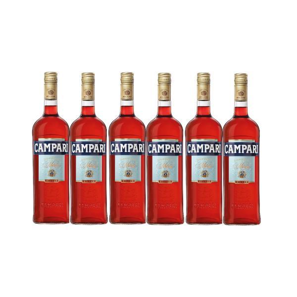 訳あり・格安！CAMPARI リキュール 750ml 6本セット CAMPARI（カンパリ） 送料無料 リキュール 25度 750ml×6本 : リカー