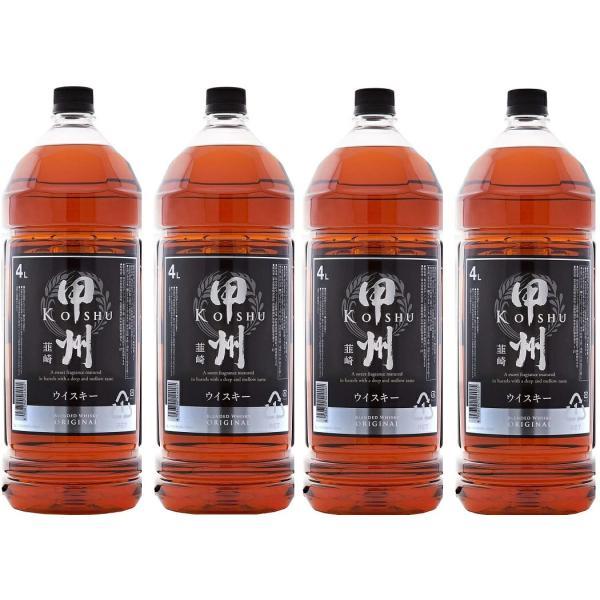 飲料・酒 甲州 KOSHU ブレンデッドウイスキー 4L×4本入 ケース