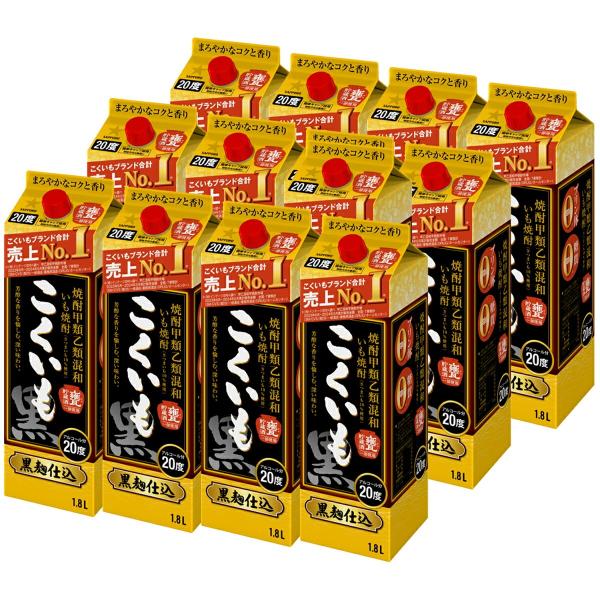 【内容量】1800ml【原材料】焼酎甲類（国内製造）85％（糖蜜）、焼酎乙類15％（さつまいも、米麹（タイ産米））【アルコール分】20％【商品紹介】甕（かめ）貯蔵酒を一部使用した黒麹仕込本格芋焼酎と、クリアな味わいの甲類焼酎をバランス良くブ...