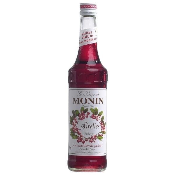 MONIN（モナン） 送料無料 クランベリー シロップ 700ml×6本 : リカー