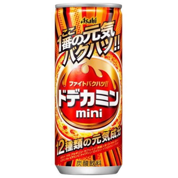 他サイト： あすつく 送料無料 アサヒ飲料 ドデカミンmini 缶 250ml×1ケース/30本の商品画像