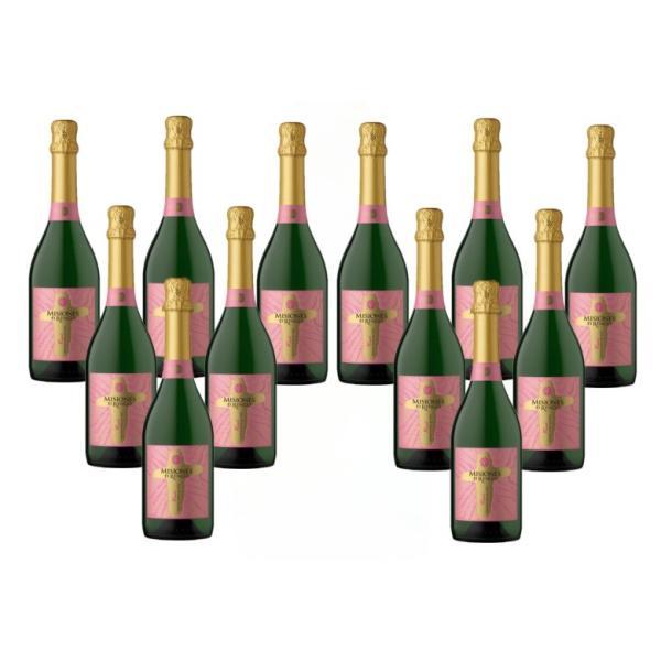 送料無料 ミシオネス ロゼ スパークリング 750ml×12本[チリ/泡/ロゼ