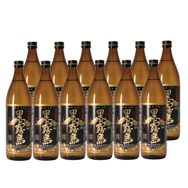霧島酒造 送料無料 黒霧島 芋 25度 瓶 900ml×12本 : リカーBOSS 2号店