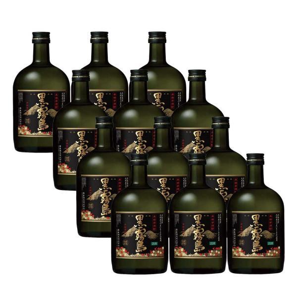 霧島酒造 送料無料 黒霧島 25度 瓶 720ml×12本 : リカーBOSS 2号店