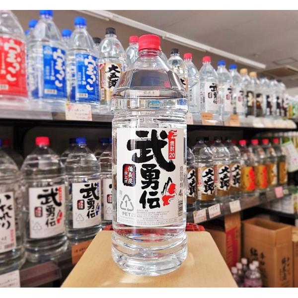 焼酎 甲類 武勇伝 20° 4L メルシャン