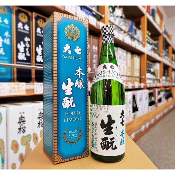 日本酒 大七 本醸 生もと 箱入り 720ml 15度 福島県 二本松市 大七酒造