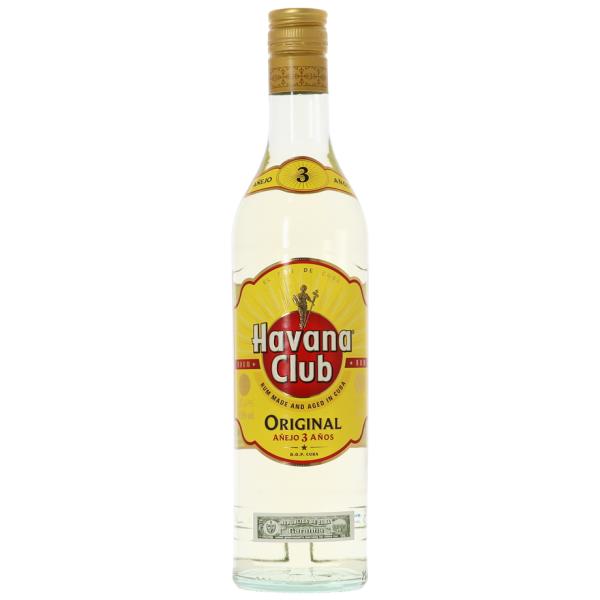 ハバナクラブ３年 正規Ｈａｖａｎａ　Ｃｌｕｂ　３Ｙｅａｒ 原産国：キューバ容量：７００ｍｌ度数：37.5度土地、職人、製法、環境とキューバに奇跡的に揃った最高のラム造りの資産を余すことなく受け継いだ生粋のキューバン・ラム。甘美でフルーティー...