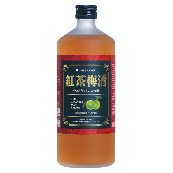 國盛　紅茶梅酒720ml Kunizakari Black Tea  Umeshu 愛知県　中埜酒造国産梅100%で仕込んだ梅酒に、ダージリン紅茶の茶葉から抽出したエキスを加えました。梅酒の甘酸っぱい味わいと紅茶の甘い香りが不思議なくらいよ...