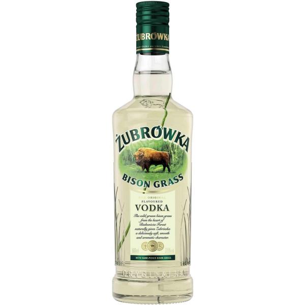 ズブロッカ　500ml 正規 Zubrowka 原産国：ポーランド容量：７００ｍｌ度数：３７．５度 太古の昔から、力を与える神聖な草として重宝されたバイソングラスを漬け込みました。その浸漬酒由来の青りんごや桜もちを想わせる華やかな香りと爽や...