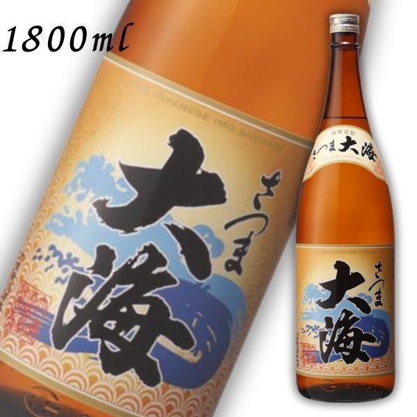大海酒造 さつま大海 焼酎 25度 1.8L 瓶 1800ml 芋焼酎 : リカー