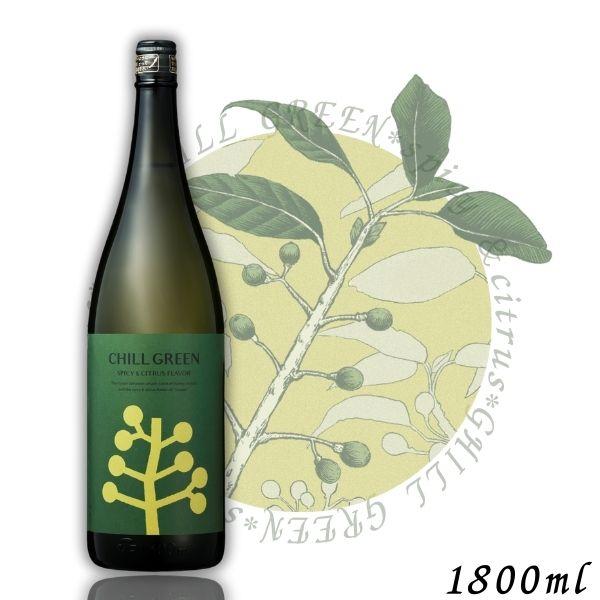 濱田酒造 チルグリーン 緑 スパイシー&シトラス 25度 1.8L 瓶 1本