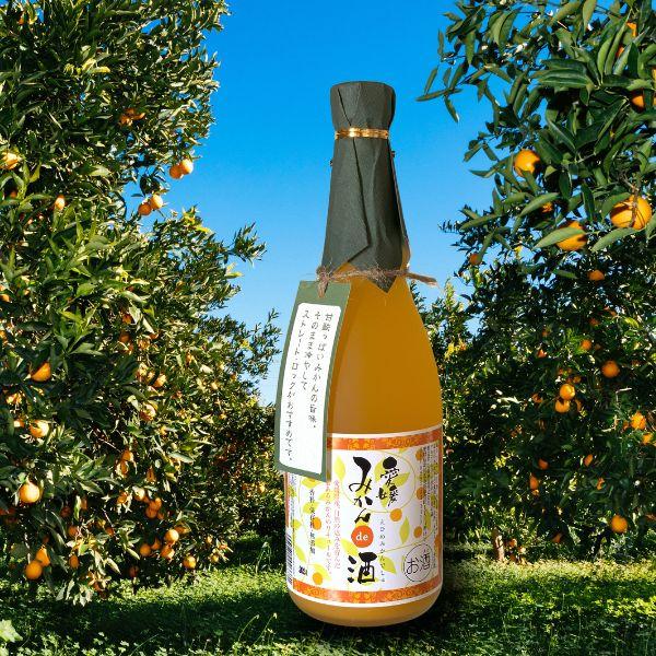 愛媛 みかんde酒 えひめ みかんでしゅ 720ml 瓶 みかん 温州みかん 真