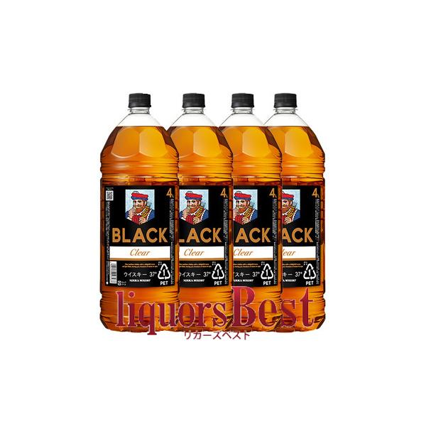 ※お取り寄せ！ 4本入り/ケース■ 送料無料 ニッカ ブラックニッカ クリア ウイスキー 4000ml（4L×4本）【北海道・沖縄・クール便は対象外 】_爆買