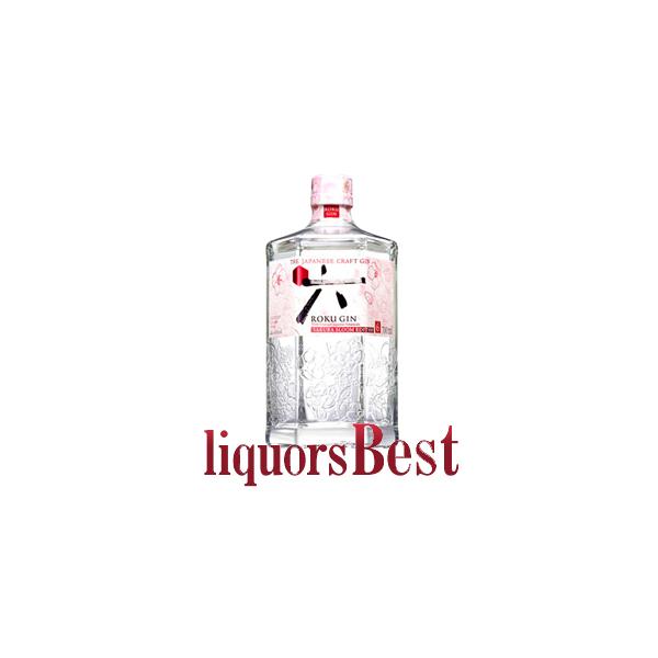 サントリー ジン 六　さくら　箱無し サントリー ジャパニーズ クラフト ジン ROKU 六 47% 700ml 箱